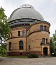 Observatory 1876-77 by Paul Emanuel Spieker, large double refractor, 1899, reworked by Baurat