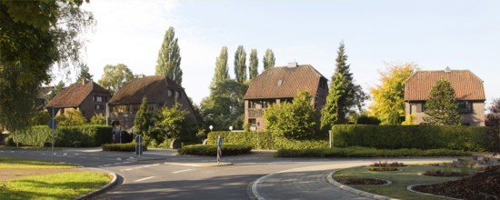 House Pastern 1937, House Schmitz 1936, House Achternberg 1935 built by Karl Buschhüter, north-east