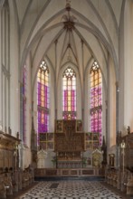 Choir with the windows by Karl-Martin Hartmann, St., Sankt, Saint