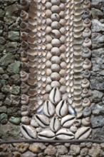 Pilgrimage church of St Nicholas, wall panelling made of shells and rock crystal, St., Saint, Saint