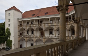 Arcaded courtyard, begun in 1544