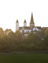 View from south-east at sunset, St., Sankt, Saint