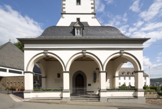 West side with baroque vestibule, St., Sankt, Saint