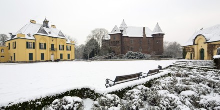 Krefeld, Linn Castle and Jagdschloß outer bailey