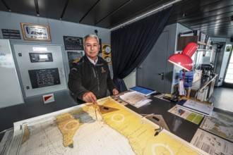 Alfredo Navarro, captain of the cruise ship Ventus Australis