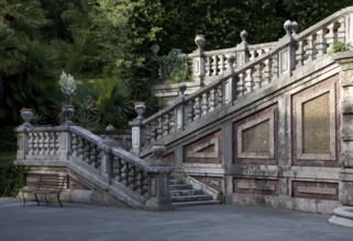 Tettuccio spa complex, outside staircase