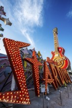 Stardust, old neon advertisement, Boneyard, Neon Museum, Las Vegas, Nevada, USA, North America