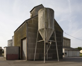 Metal agricultural silo