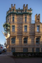 Antwerp, Art Nouveau houses, House of the Five Continents, built in 1901 by Frans Smet-Verhas,