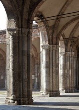 Italy Milan Milan Church of San Ambrogio 12th century Narthex inside facing north-northwest left