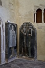 Epitaph Valentin Fuchs and tomb Remigius Gebigke and wife, St., Sankt, Saint