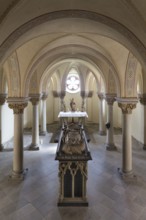 Built by Ernst Zwirner, crypt with sarcophagus from the 14th century, tomb of St Apollinaris