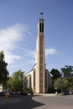 Berlin, Gustav-Adolf-Kirche, built 1932-1934 by Otto Bartning