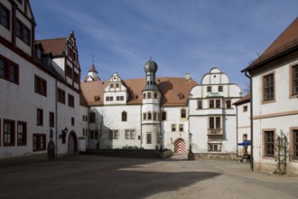 Courtyard from the east with Hinterglauchau Castle