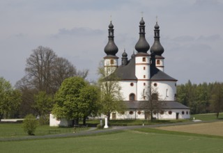 Waldsassen Holy Trinity Church Kappl. Pilgrimage church built in 1689 by architect Georg