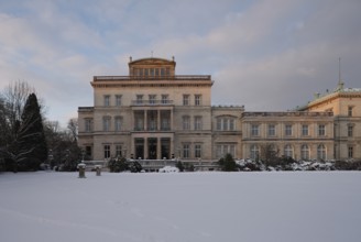 Essen, Villa Hügel in the snow