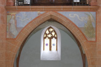 Annunciation in the west gallery of the Church of St., Church of St., St., St., Saint