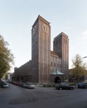 St Anton's parish church 1927 by Michael Kurz, west façade