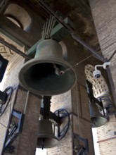 Seville, Cathedral. Bell tower GIRALDA carillon detail Seville, St., Saint, Saint