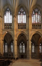 View from the north through the nave to the south wall, St., Sankt, Saint