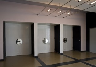 Sachs-Anh Dessau Bauhaus doors to the assembly hall, door