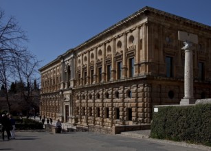 Palace of Charles V, begun in 1526, view from south-east