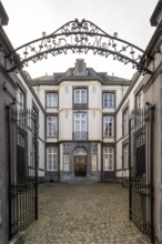 Maastricht, typical city palace with inner courtyard