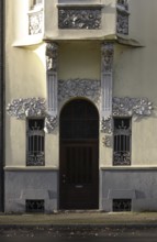 Art Nouveau façade, entrance area