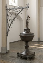 Gothic bronze font, St., Saint, Saint