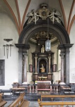 Side altar with vesper picture, St., Saint, Saint