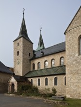 Monastery church from the south-east, St., Sankt, Saint