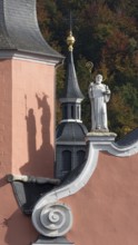 West façade, detail with figures of saints Church of St., Church of St., St., St., Saint