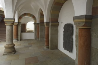 Crypt, north aisle to the west Church of St., Church of St., St., St., Saint