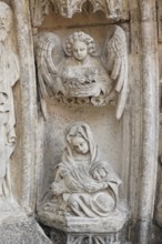 Main portal, figures, Nativity of Mary, St., Saint, Saint