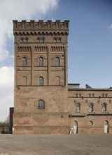 Malakow tower above shaft 1 and the attached hoisting machine building