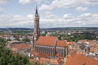 View from Trausnitz Castle, St., Sankt, Saint