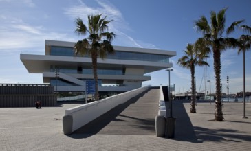 Guest building VELES I VENTS (sails and winds), completed in 2006 from the north