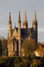 Built by Ernst Zwirner, view from north-east over the Rhine, St., Sankt, Saint