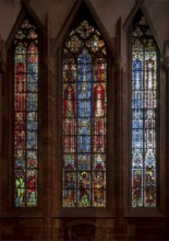 Strasbourg Cathedral, Cathédrale Notre-Dame de Strasbourg, window of St Catherine's Chapel