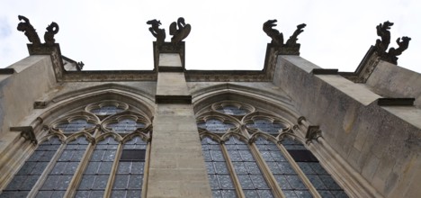 Fontaine-Chaalis, Royal Abbey of Chaalis, Chapelle Ste-Marie de l'Abbé, Grotesque animal sculptures