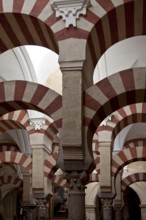 Mezquita-Catedral de Córdoba, interior, detail with superimposed arches, St., Saint, Saint