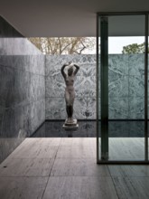 Barcelona Pavilion Pavilion of the 1929 World Exhibition, rebuilt 1983-1986, interior with