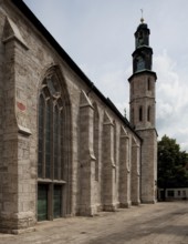 South side and tower from south-west, St., Sankt, Saint