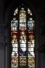 Landsberg am Lech, parish church of the Assumption of the Virgin Mary, stained glass window from