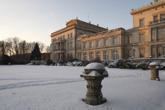 Essen, Villa Hügel in the snow