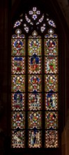 Strasbourg Cathedral, Cathédrale Notre-Dame de Strasbourg, window of the Laurentius Chapel