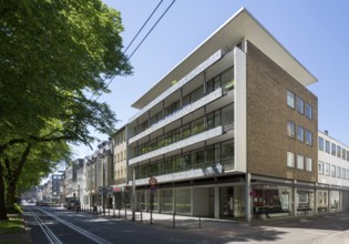 Krefeld, residential and commercial building Ostwall 70, built in 1957 by Karl Nothelfer