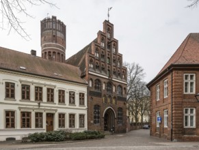 Lüneburg Kalandhaus 93330 late Gothic brick gabled house until 1532 seat of a brotherhood for