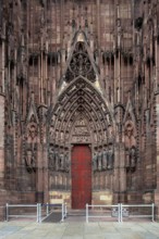 Strasbourg Cathedral, Cathédrale Notre-Dame de Strasbourg, west façade, north portal