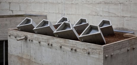 Éveux near Lyon, Sainte-Marie de La Tourette monastery, 1956-1960 by Le Corbusier, LIGHT CHANNELS